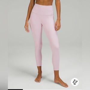New with Tags lululemon Align High-Rise Pant 25" in “Pink Peony” color